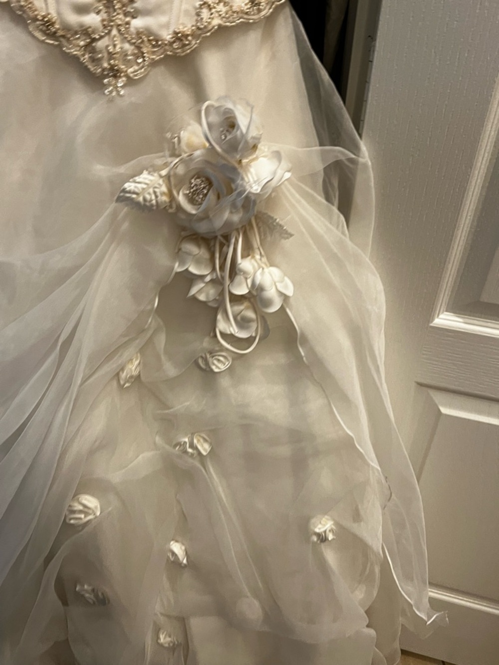 NEW Formal Dress Size 10 Ivory Color - Picture 10 of 15